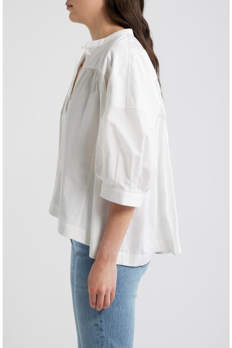 Bollana High-Low Pullover Top, Alternate, color, BRIGHT WHITE