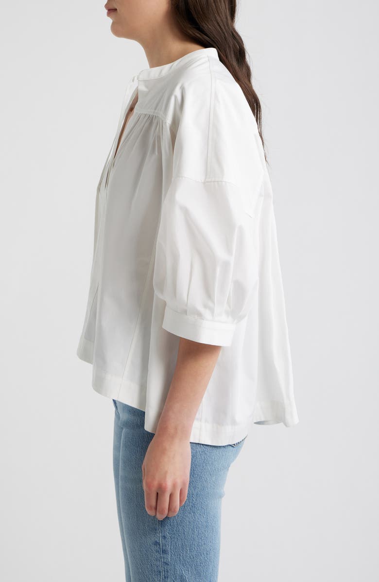 BOSS Bollana High-Low Pullover Top, Alternate, color, Bright White
