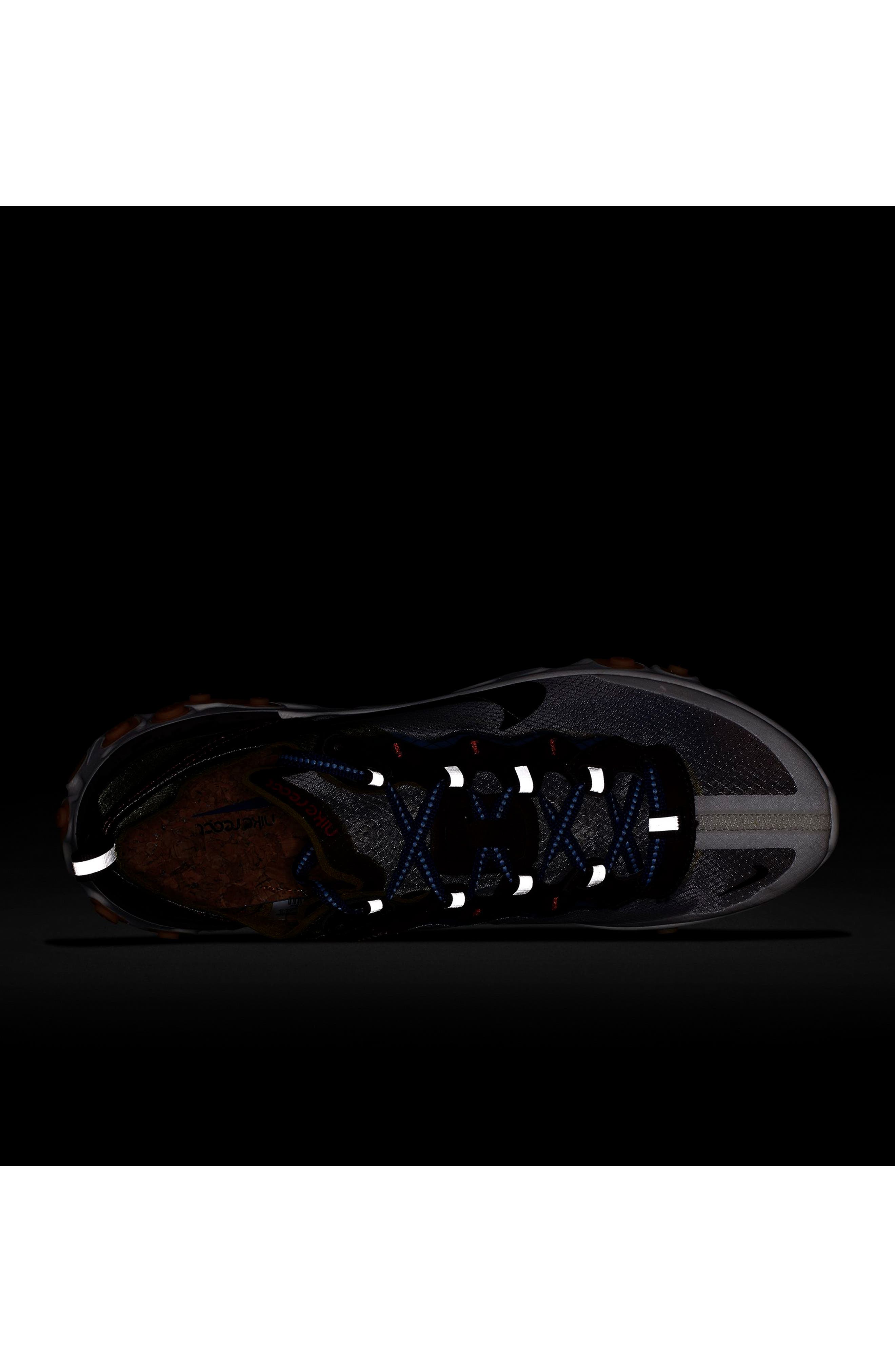 React Element 87 Sneaker, Alternate, color, MOSS/ BLACK/ EL DORADO