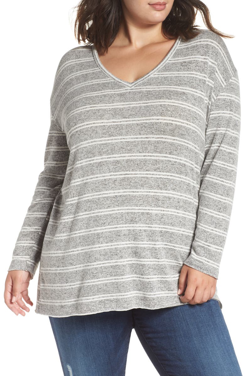 BP. Cozy V-Neck Sweater, Alternate, color,