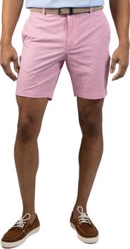 TailorByrd Stripe Seersucker Shorts