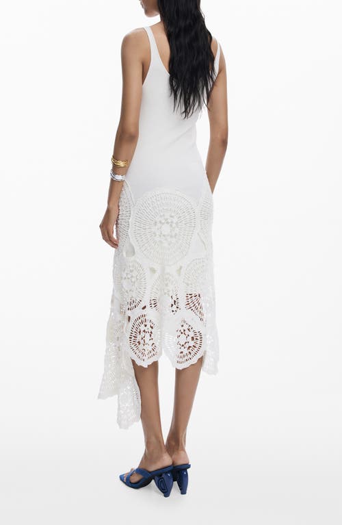 Desigual Asymmetric Hem Cotton Sundress In Multi
