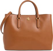 Lauren Ralph Lauren Marcy Leather Tote