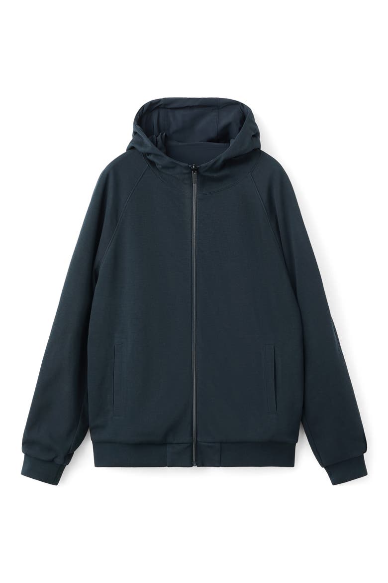 Performance Zip Hoodie, Alternate, color, NAVY
