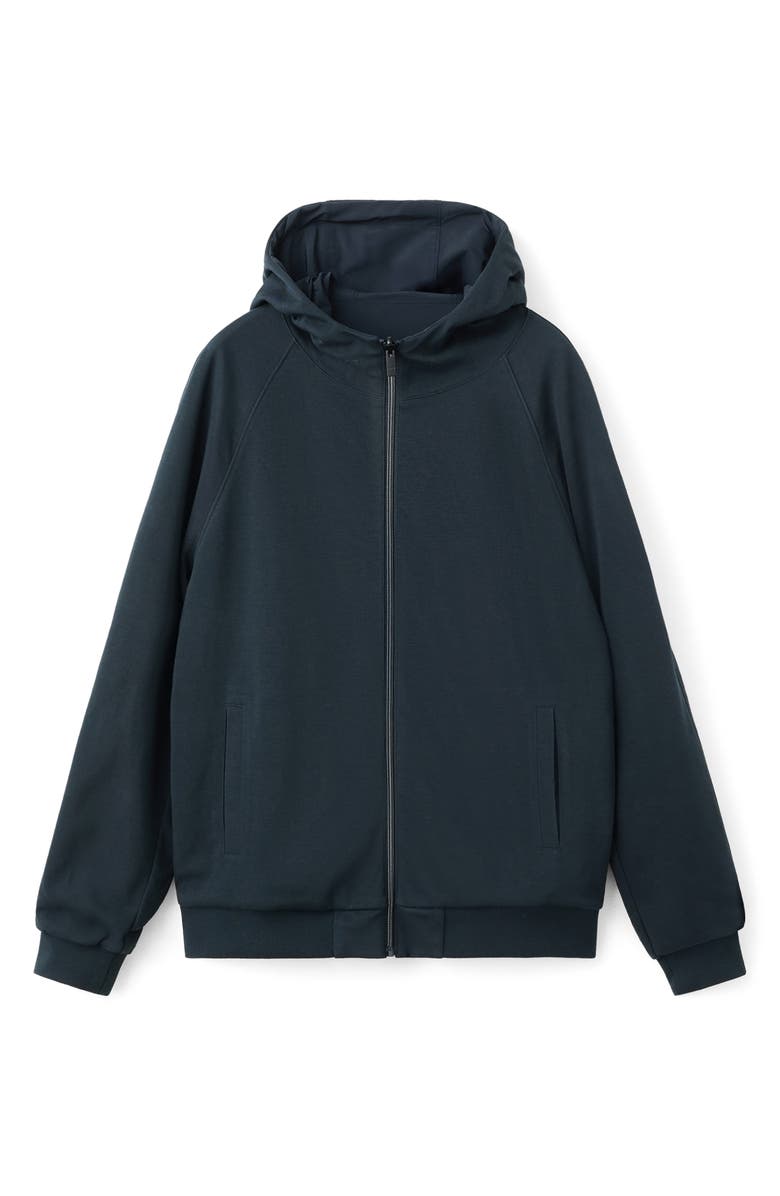 MANGO Performance Zip Hoodie, Alternate, color, Navy