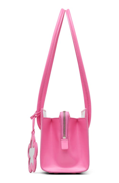 Marc Jacobs The Mirror Leather Satchel In Pink