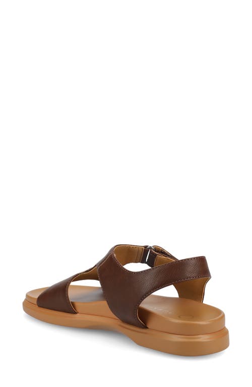 Journee Collection Mira Sandal In Brown