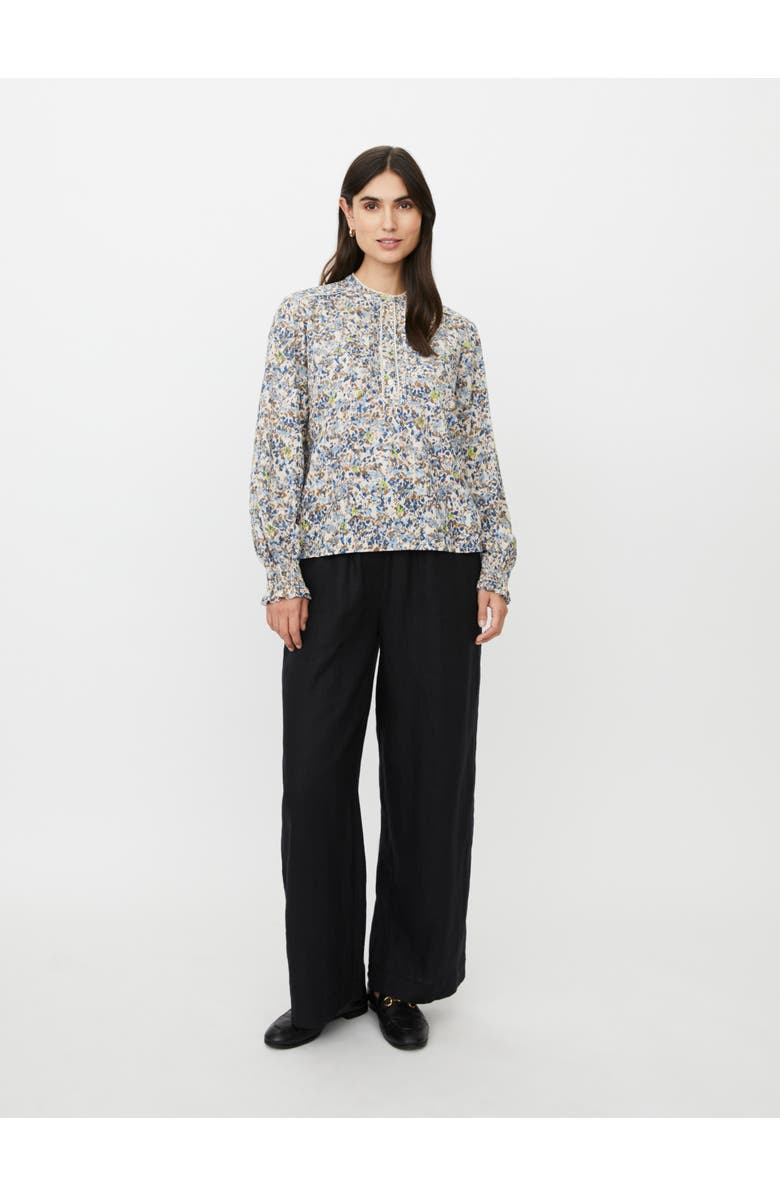 Masai Copenhagen MaDionelle Floral Print Blouse, Alternate, color, Placid Blue
