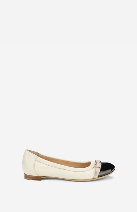 Monika Cap Toe Ballet Flat