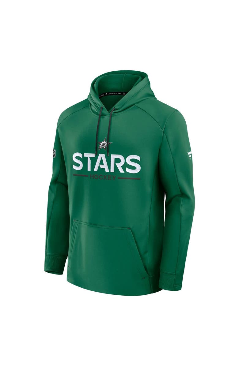 FANATICS Men's Fanatics Kelly Green Dallas Stars Authentic Pro Rink Hoodie, Alternate, color, Kelly Green