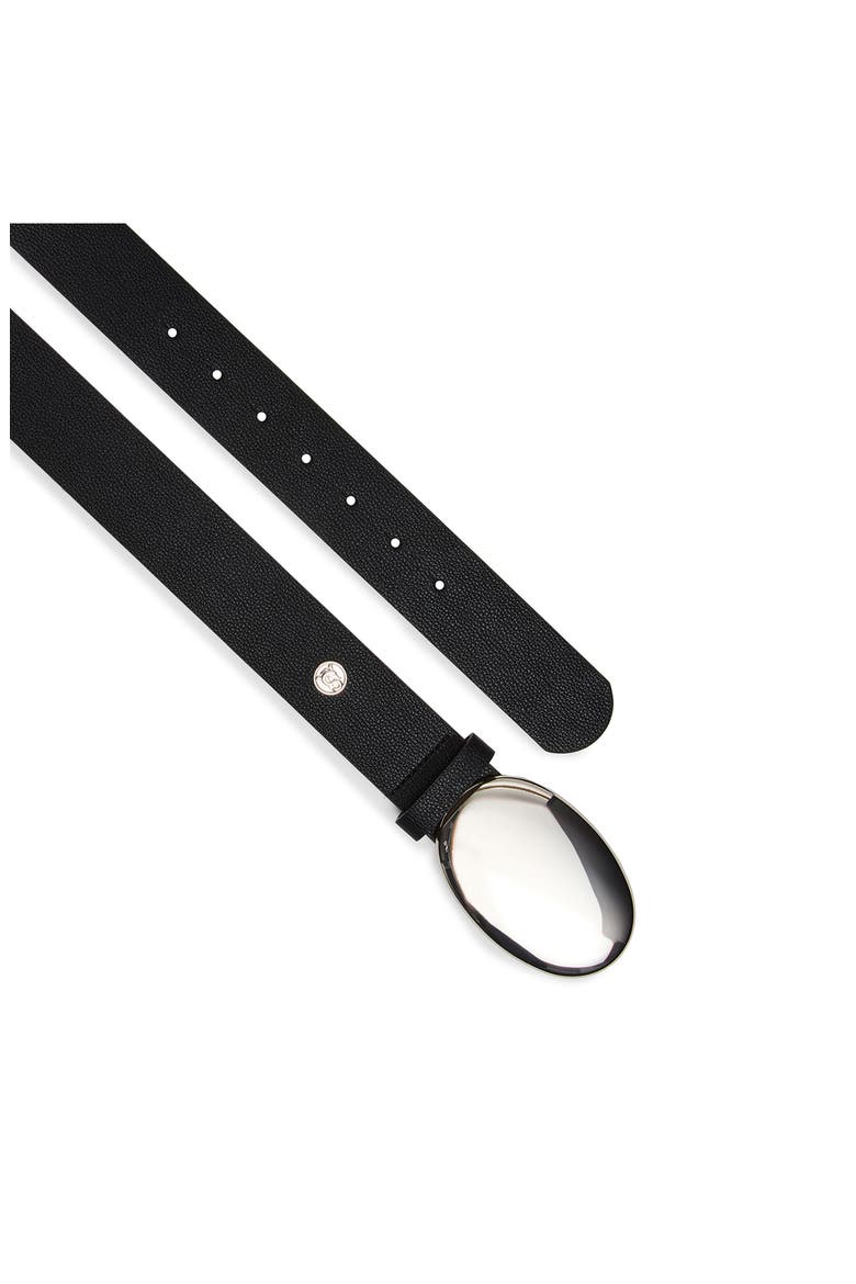 Dome Buckle Belt, Alternate, color, BLACK