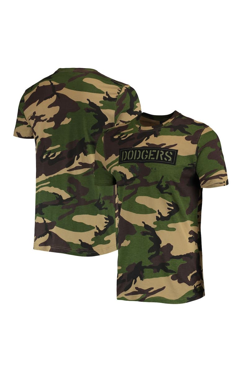 New Era Men's New Era Camo Los Angeles Dodgers Club T-Shirt, Alternate, color,