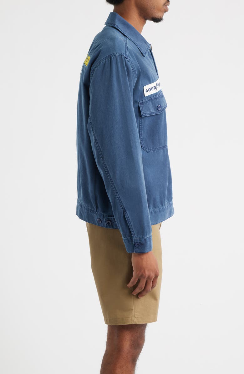Brixton x Goodyear Patch Jacket, Alternate, color,