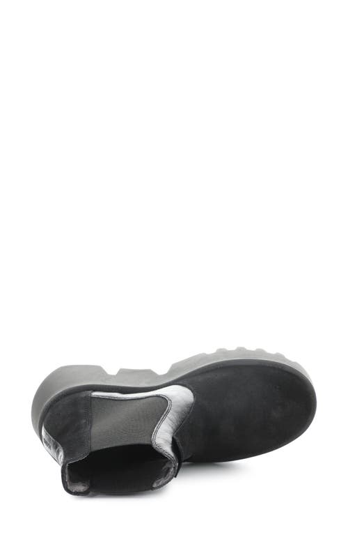 Fly London Zinp Wedge Chelsea Boot In Black