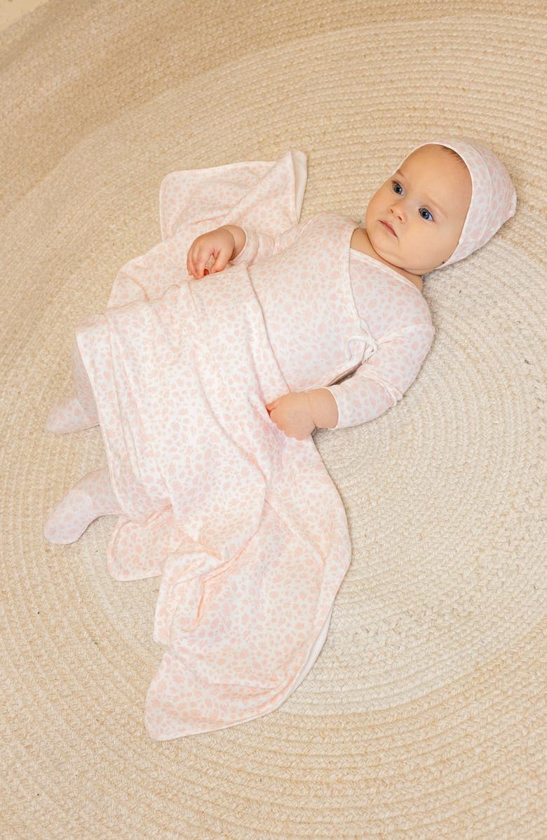 NoggiWear Floral Printed Blanket, Alternate, color, Pink Floral