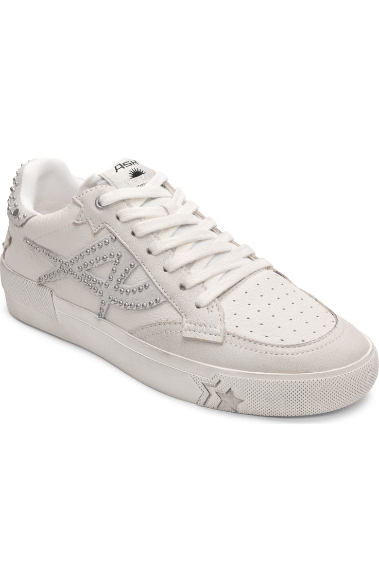 Ash Moonlight Stud Sneaker, Main, color, Beige/ White/ Grey