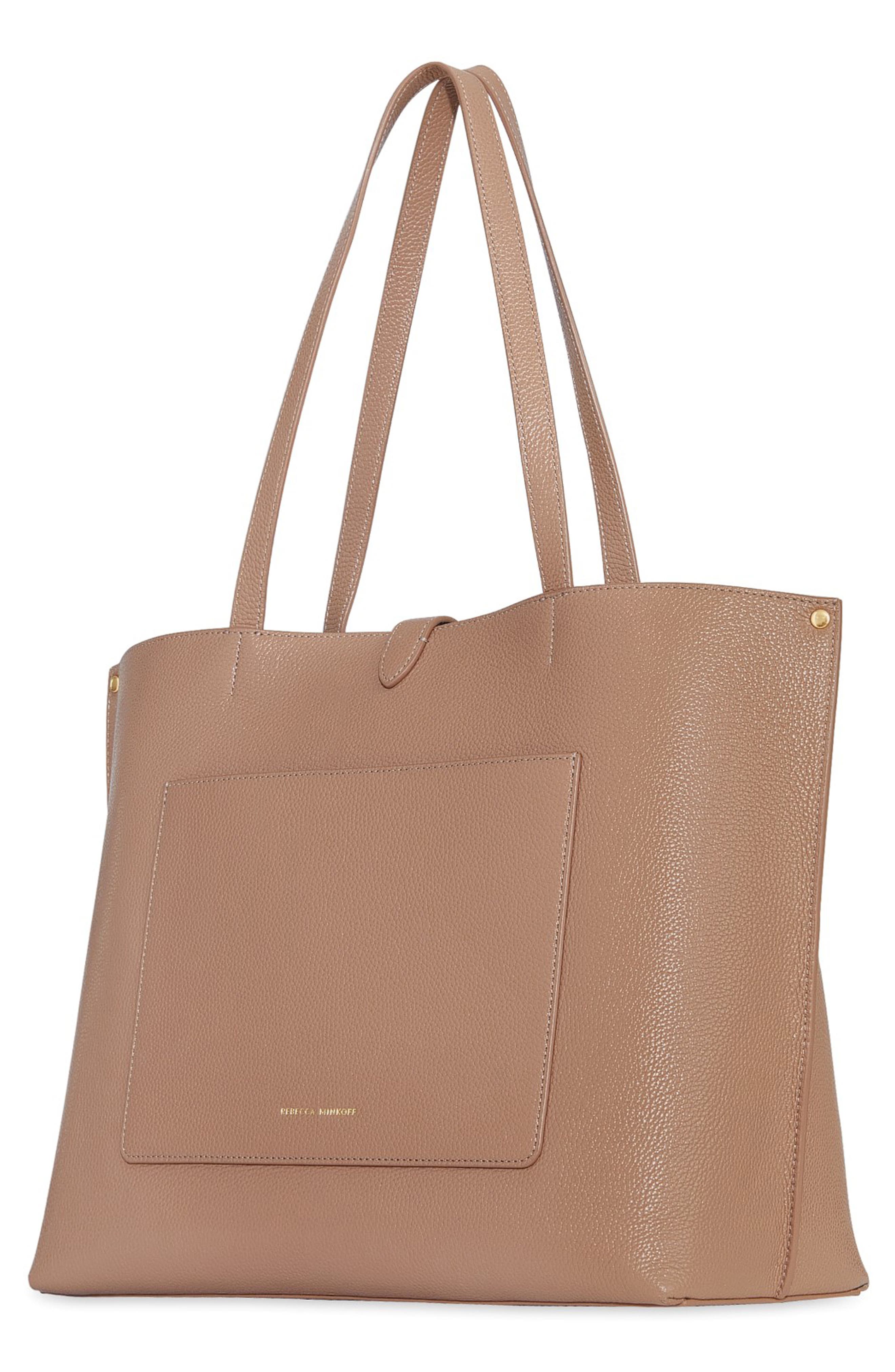 Rebecca Minkoff Megan Leather Tote, Alternate, color, Blushing