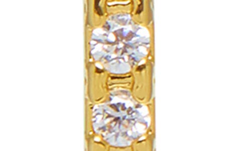 Estella Bartlett Pavé Cubic Zirconia Hoop Earrings