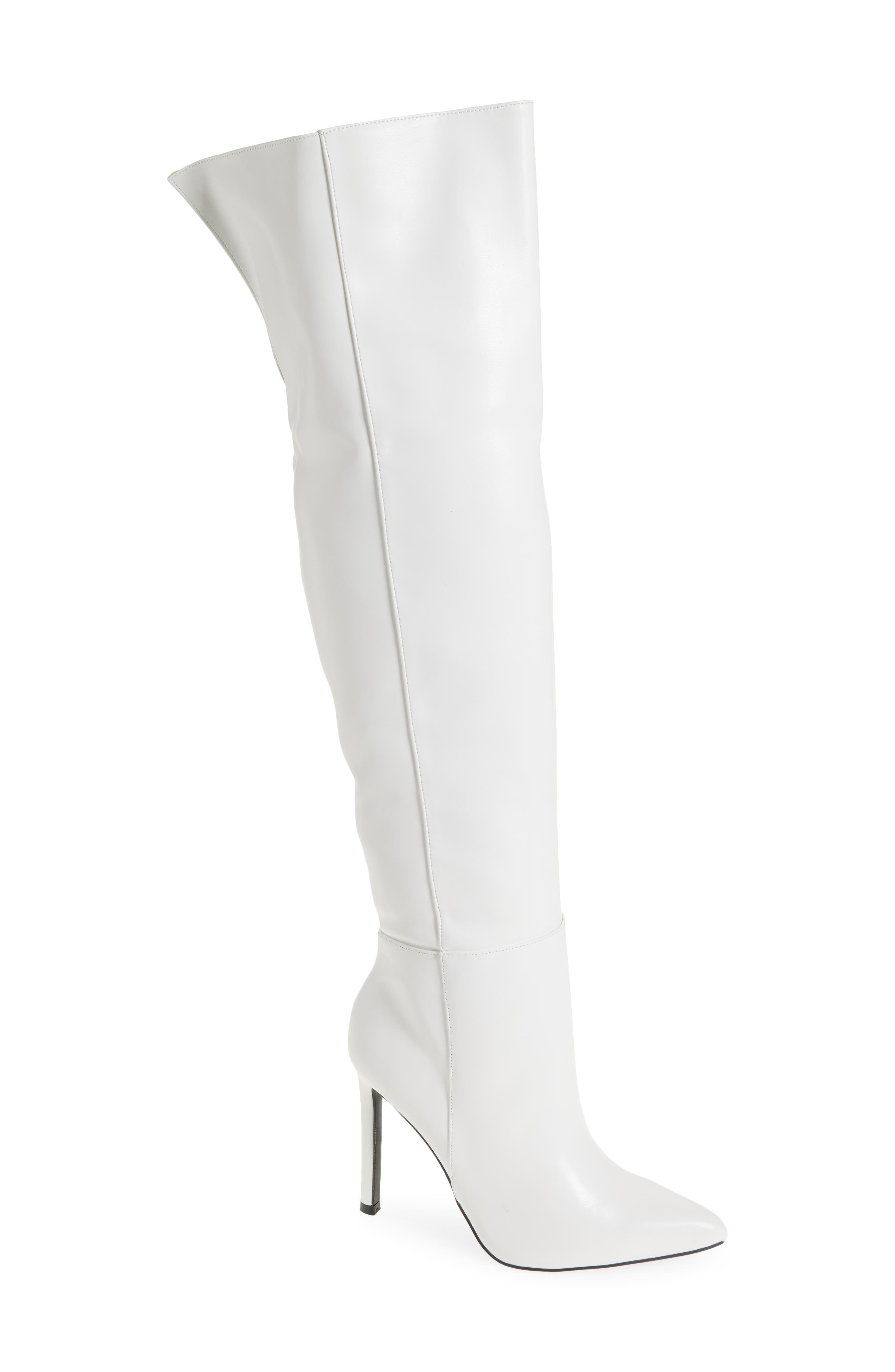 Shaya Over-the-Knee Boot, Main, color, WHITE