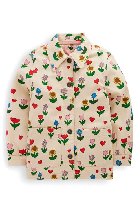 Kids' Floral Denim Jacket (Toddler, Little Kid & Big Kid)