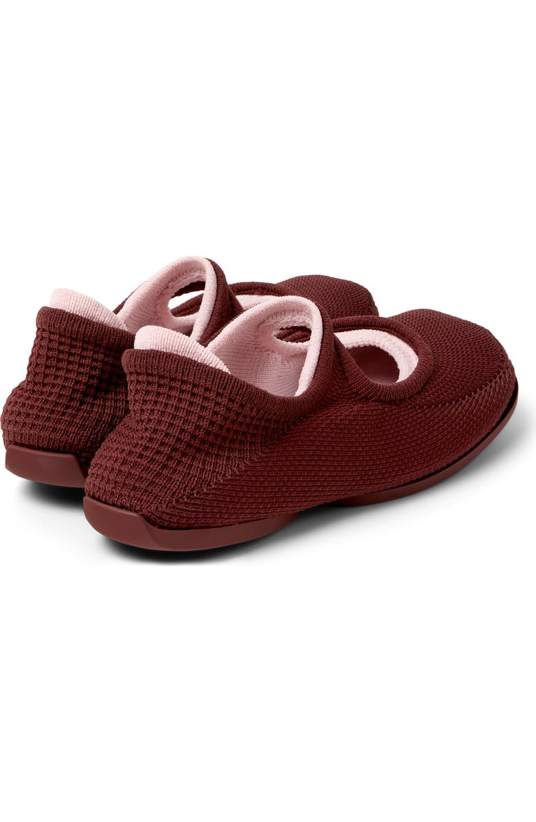 Camper Right Niko Mary Jane Flat, Alternate, color, Burgundy