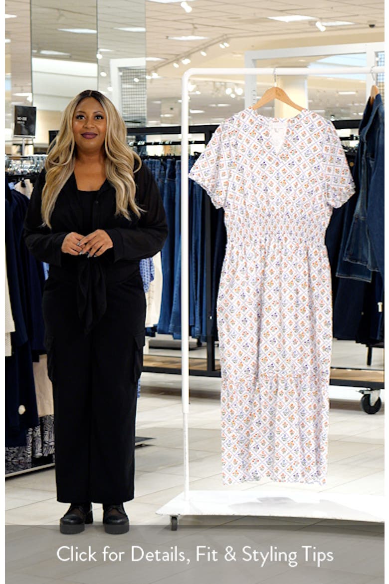 Lara Floral Belraj Poplin Maxi Dress video