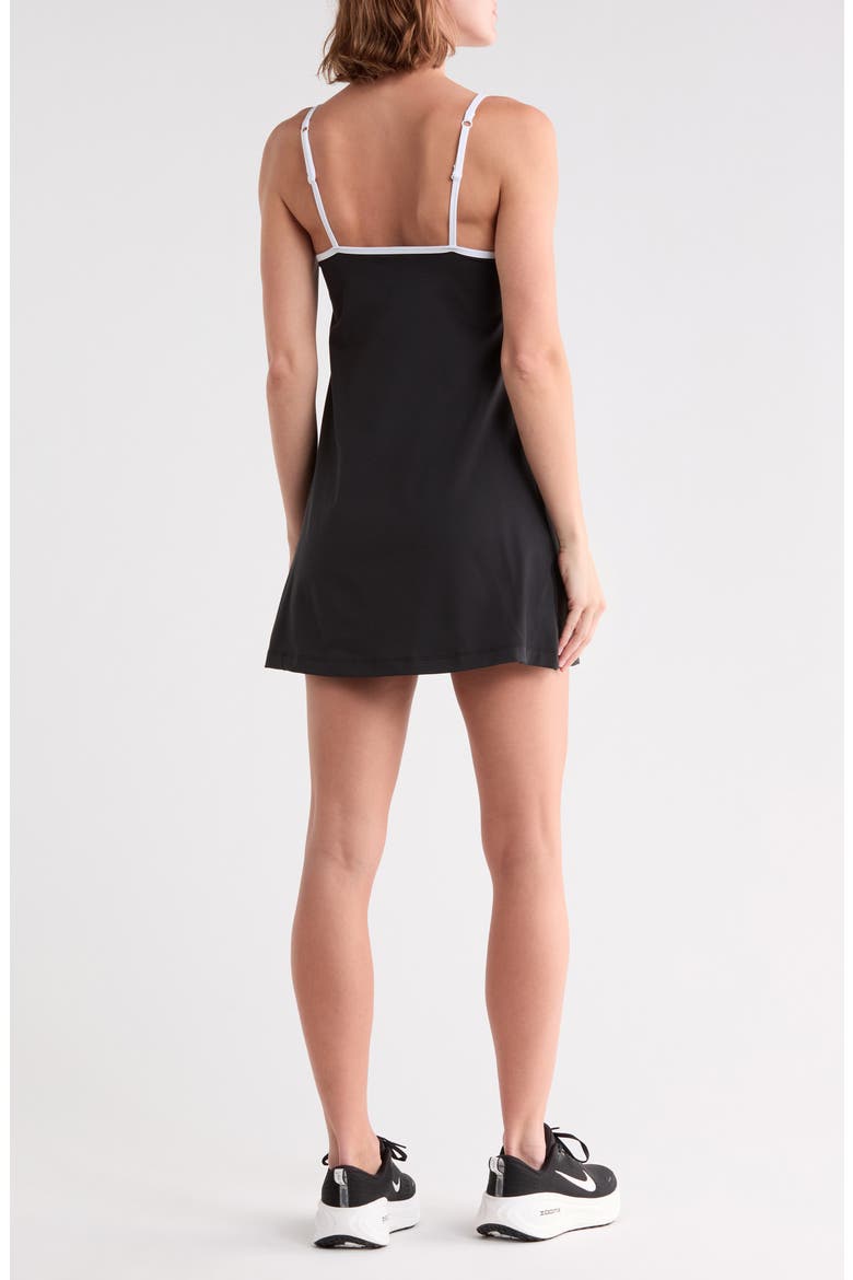 Nude Tech Baseline Belle Dress, Alternate, color, BLACK