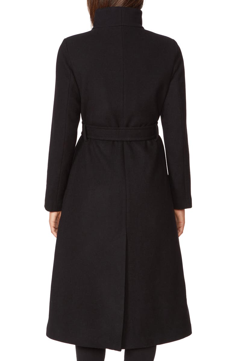 Kate Spade New York belted wool blend coat, Alternate, color, 