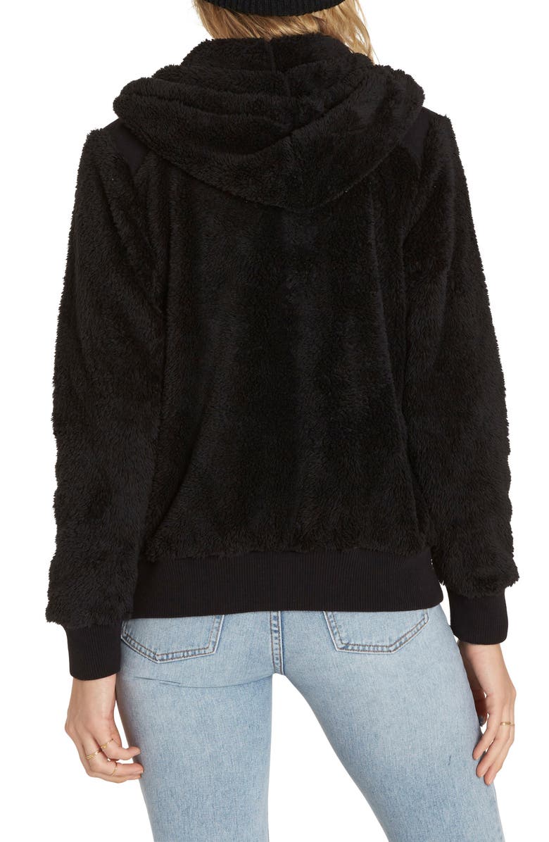 Billabong Cozy Down Fleece Hoodie, Alternate, color,