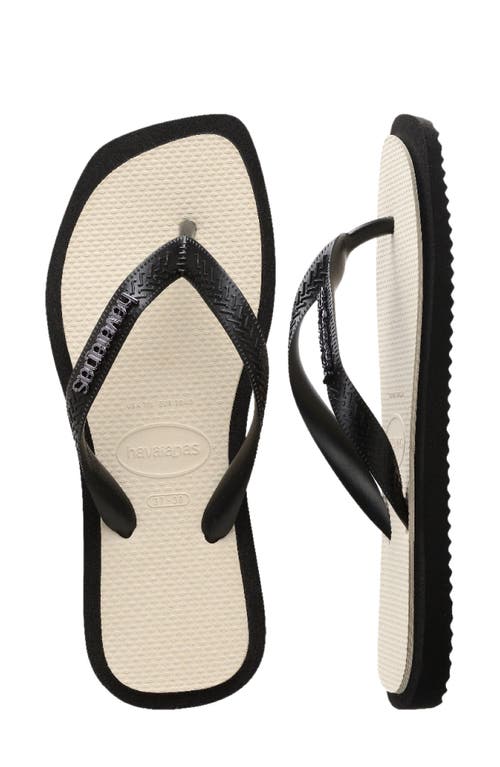 HAVAIANAS HAVAIANAS FUSION SQUARE LOGO FLIP FLOP 