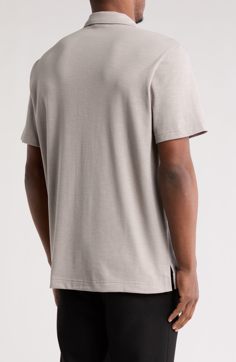 Bugatchi Knit Camp Shirt, Alternate, color, Willow