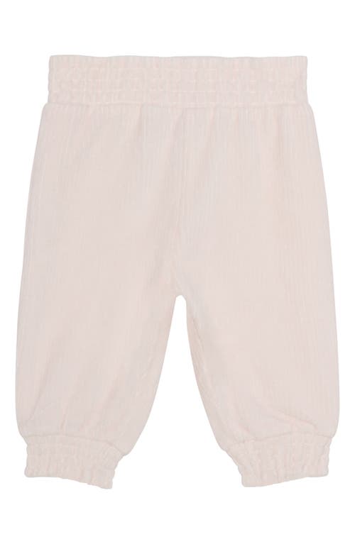 Pl Baby By Petit Lem Fleece Top, Corduroy Pants & Headband Set In Neutral