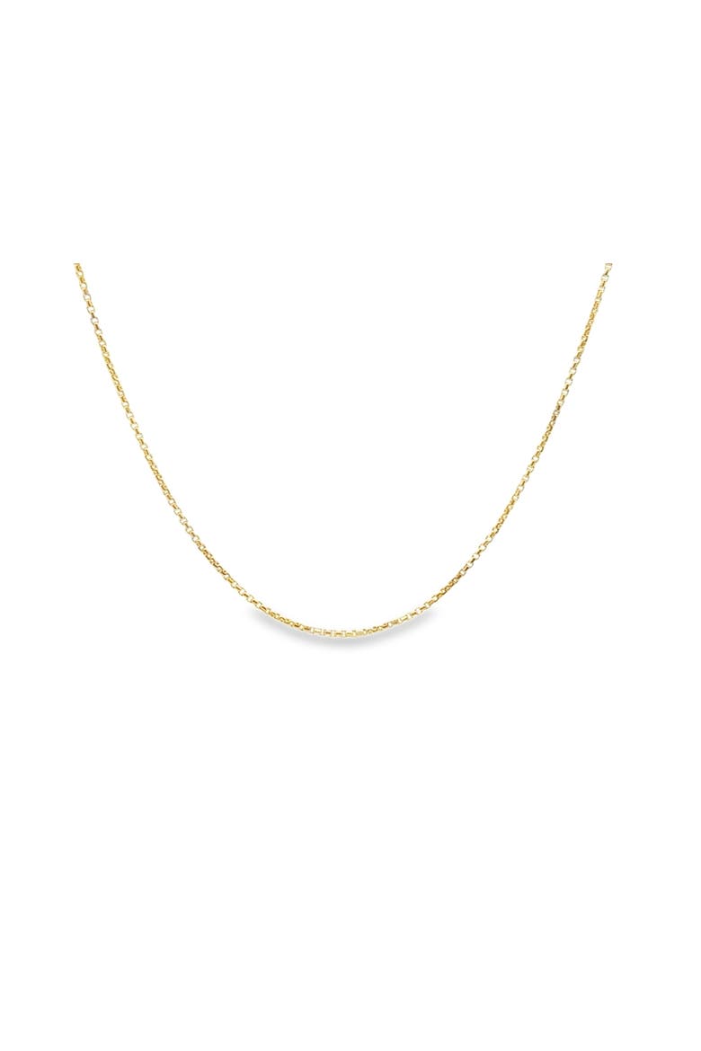 14K Box Link 2mm 20in 5.1g  Chain Necklace, Alternate, color, Yellow Gold
