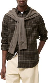 Burberry Relaxed Fit Check Cotton Shirt