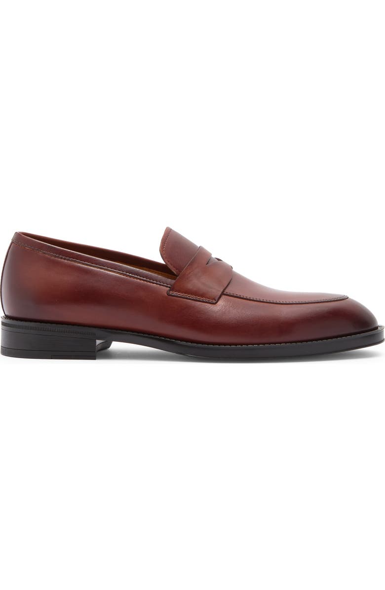 Magnanni Eddison Penny Loafer, Alternate, color, Cognac