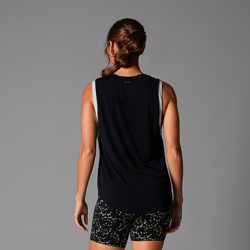 Tavi High Neck Muscle Tank In Black