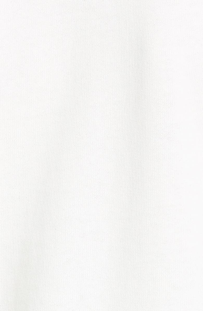 Alexander Wang Draped Short Sleeve Tricot Tee, Alternate, color,