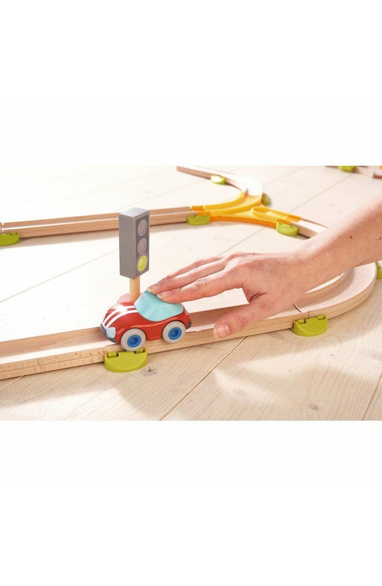 HABA Kullerbu Red Speedster Car with Momentum Motor for Use with or without Kullerbu Track Ages 2+, Alternate, color, Multi