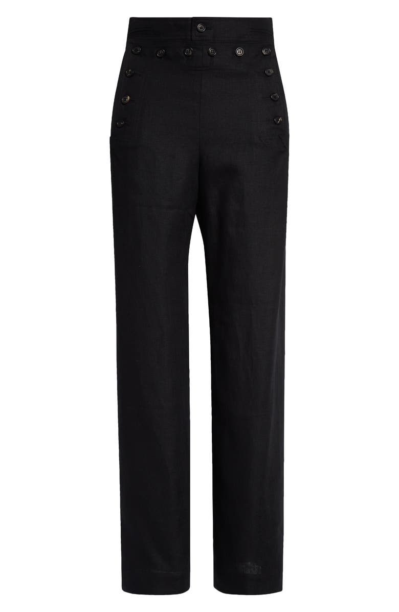 Bode Linen Sailor Trousers, Alternate, color, 