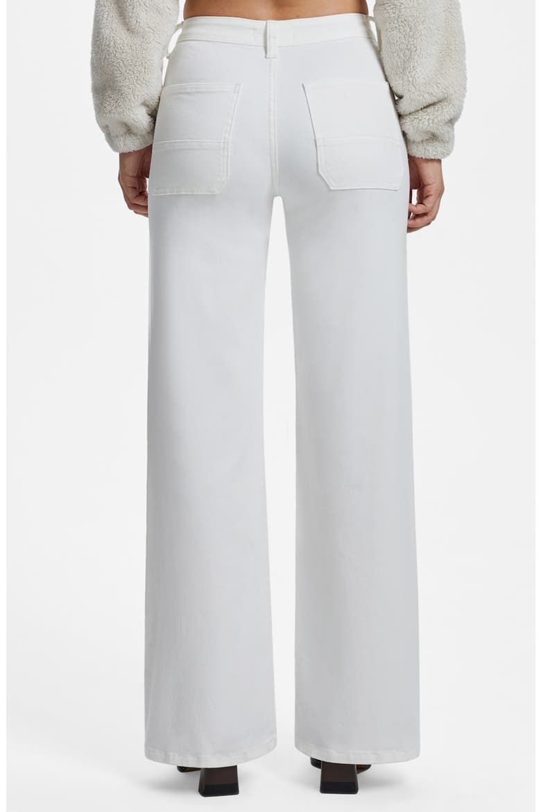 Eva High Waist Wide Leg Jeans, Alternate, color, WHITE