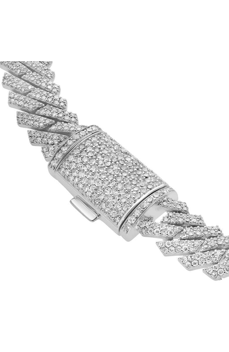 LuvMyJewelry Diamond Link Cuban Bracelet in 10K Gold - 3.2 to 3.5ct., Alternate, color,