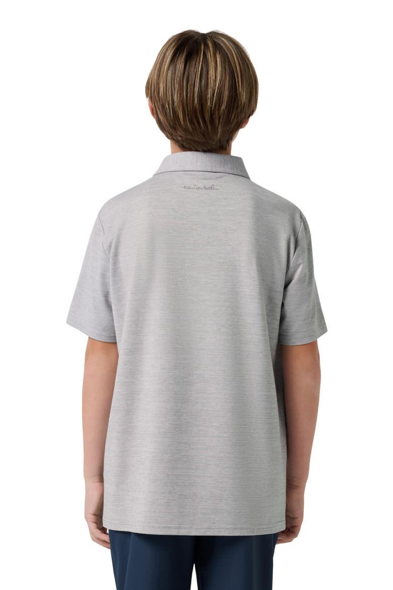 Kids' Y The Heater Polo, Alternate, color, HEATHER MICROCHIP