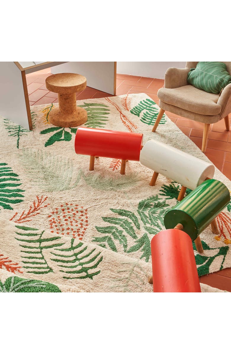 Lorena Canals Washable Rug Botanic, Alternate, color, Natural