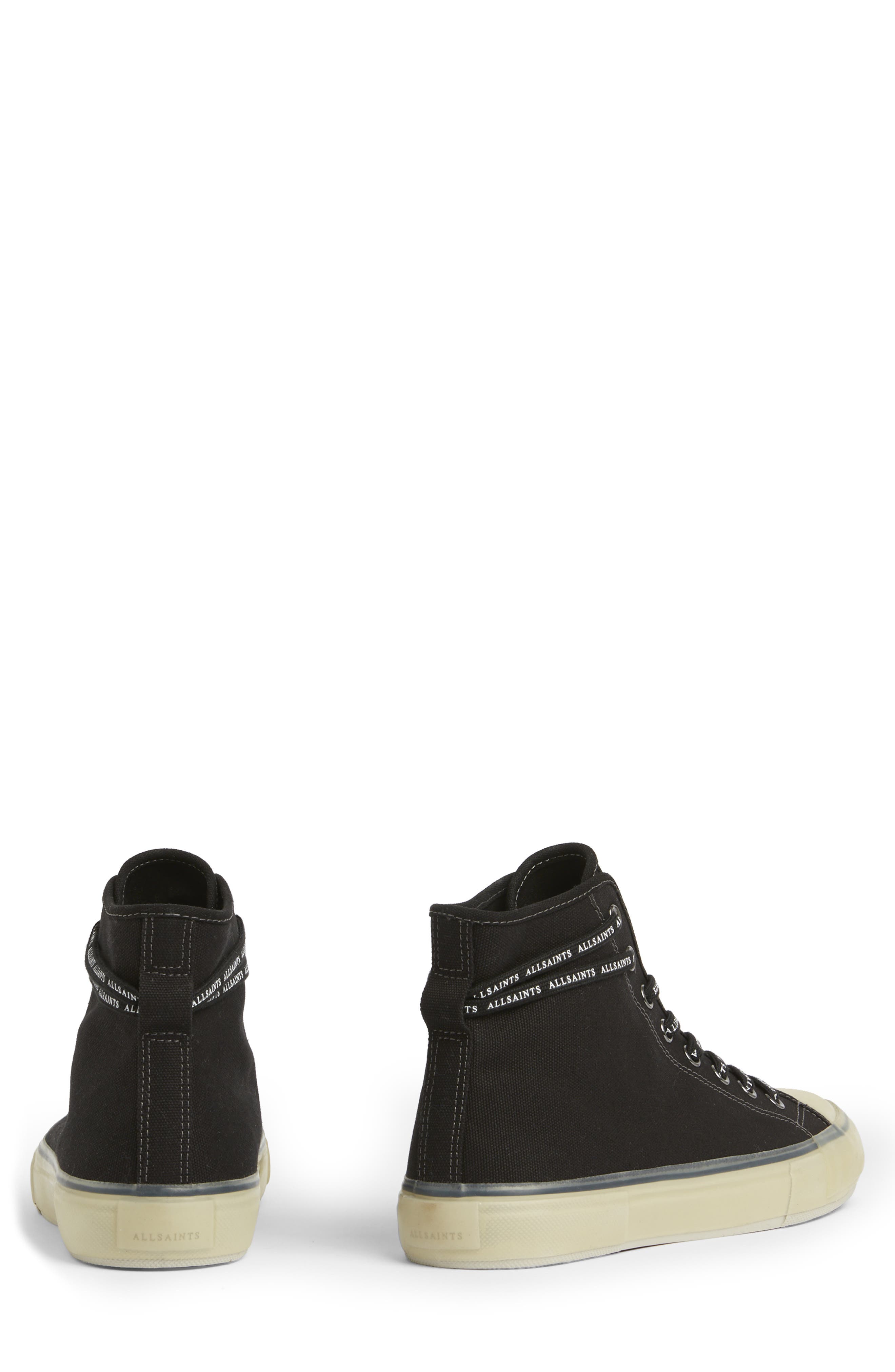 AllSaints Jaxon High Top Canvas Sneaker, Alternate, color, 