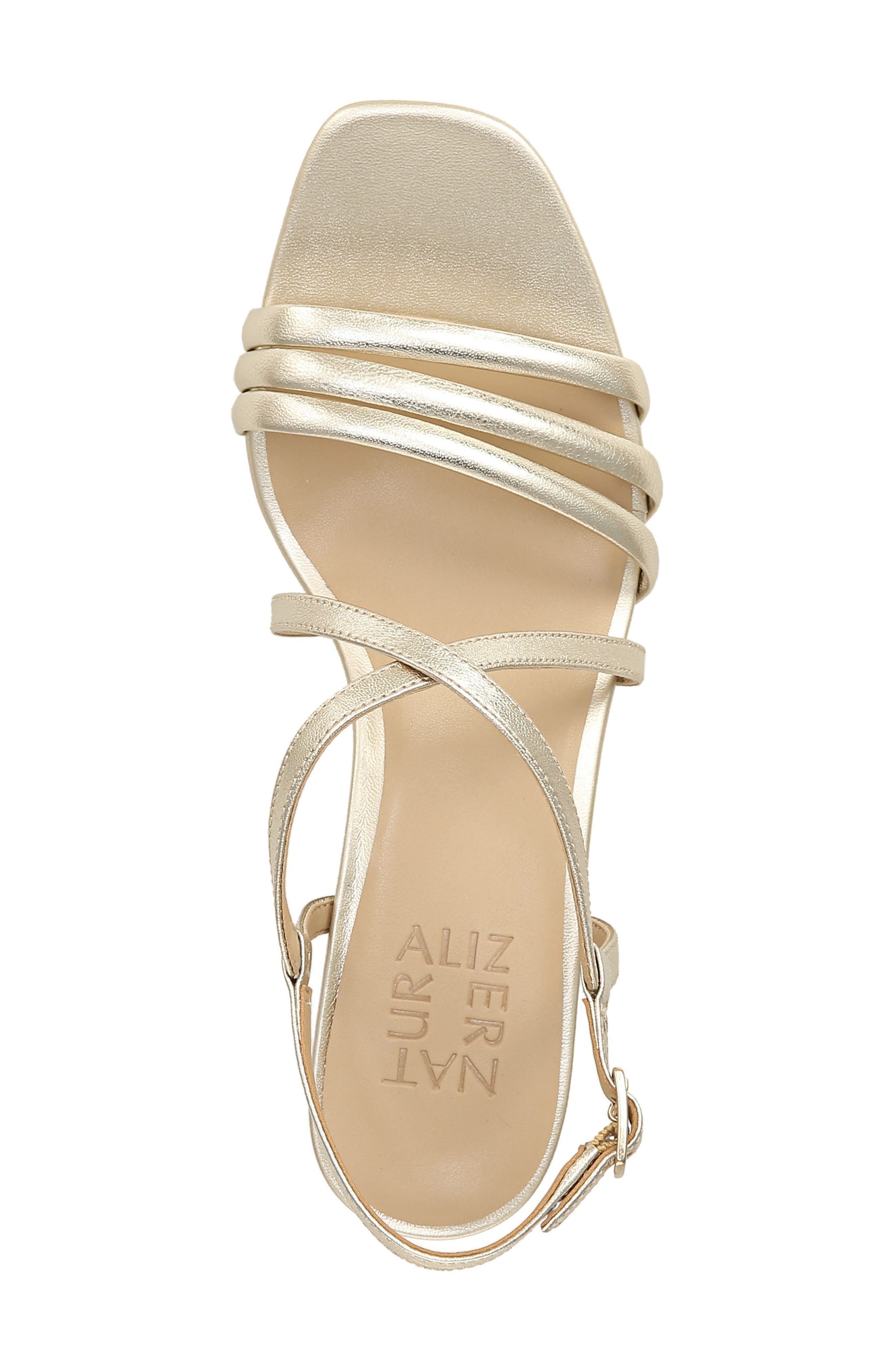 Iris Sandal, Alternate, color, CHAMPAGNE LEATHER