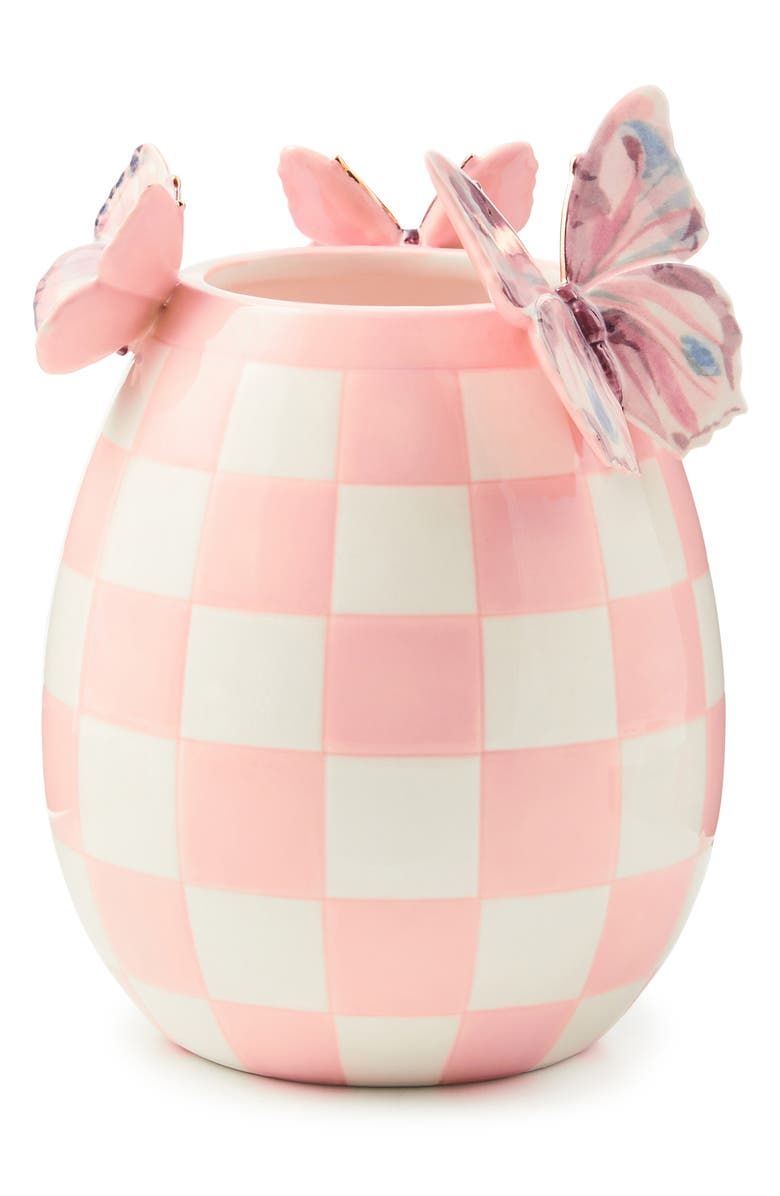 MACKENZIE CHILDS Eternity Vase, Alternate, color, Pink