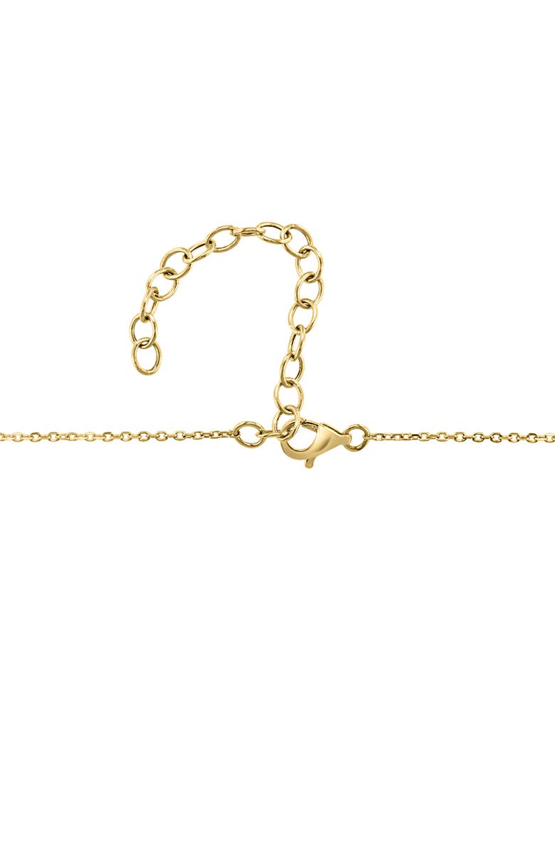 EFFY Lab Grown Diamond Curved Pendant Necklace, Alternate, color, Gold