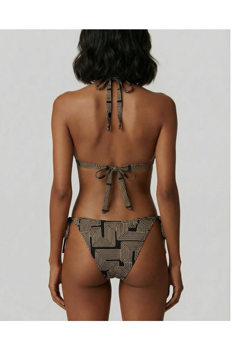 Inter Twine Womens Bikini Top, Alternate, color, Inter Twine Black