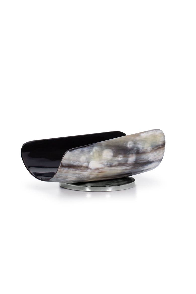 Tusk Dark Soap Dish - Nickel, Main, color, BLACK