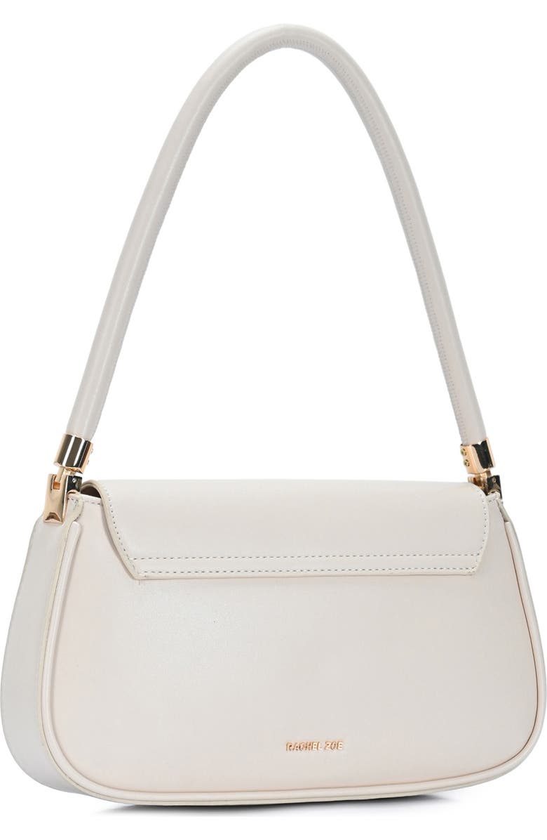Rachel Zoe Buckle Flap Shoulder Bag, Alternate, color, Bone
